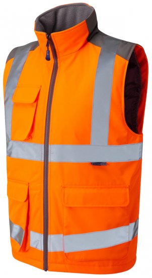 Leo Torrington Bodywarmer Orange - Tööriided - Suured tööriided