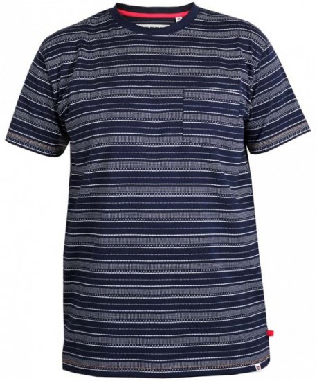 D555 Caspian T-shirt Navy - T-särgid - Suured T-särgid 2XL – 14XL