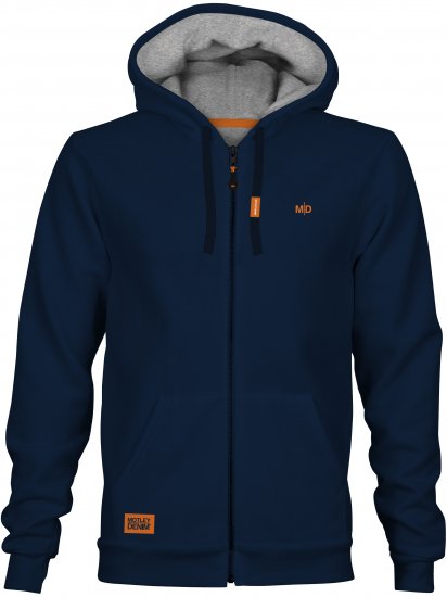 Motley Denim Copenhagen Hoodie Navy - Sviitrid ja dressipluusid - Meeste suured kapuutsiga jakid suurustes 2XL – 14XL