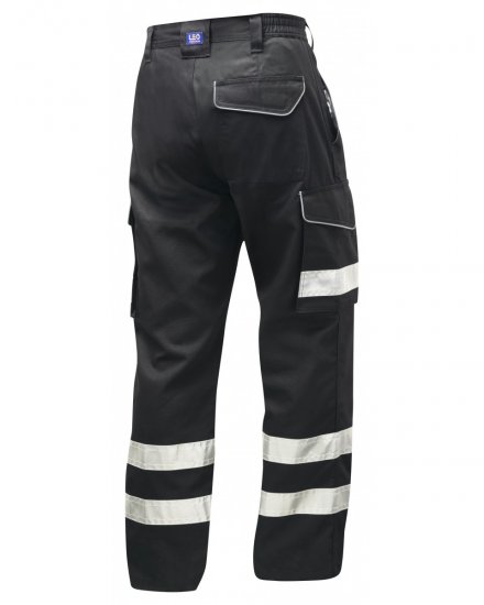 Leo Ilfracombe Cargo Pants Black - Tööriided - Suured tööriided
