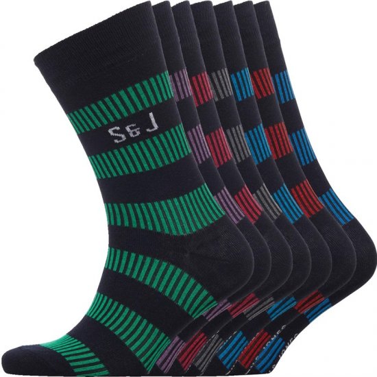 Smith & Jones Dasher 7-pack Socks - Aluspesu ja ujumisriided - Aluspesu 2XL-8XL