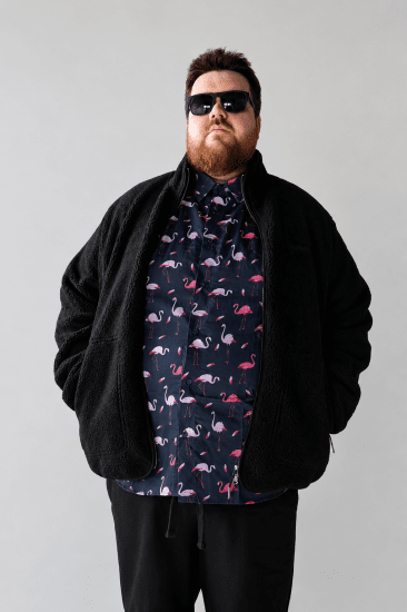 Jack & Jones Norrebro Teddy Jacket Black - Jakid ja joped - Joped, suured suurused: 2XL – 12XL