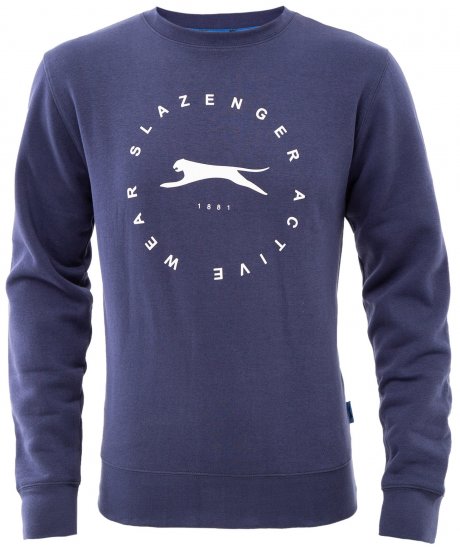 Slazenger Dean Sweatshirt Navy - Sviitrid ja dressipluusid - Meeste suured kapuutsiga jakid suurustes 2XL – 14XL