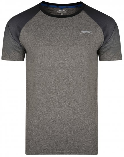 Slazenger Eli T-shirt Charcoal - T-särgid - Suured T-särgid 2XL – 14XL