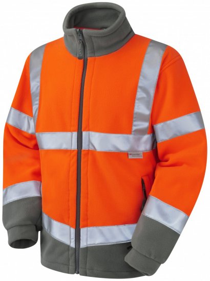 Leo Hartland Fleece Jacket Orange - Tööriided - Suured tööriided