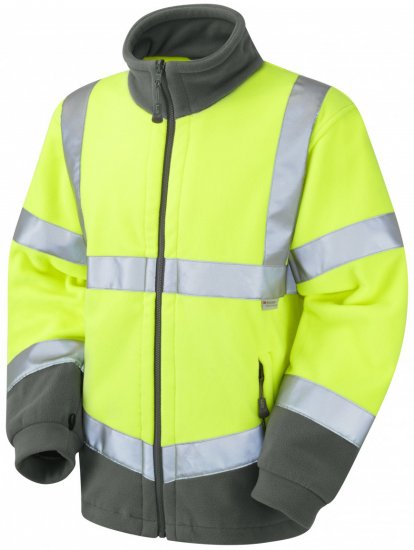 Leo Hartland Fleece Jacket Yellow - Tööriided - Suured tööriided