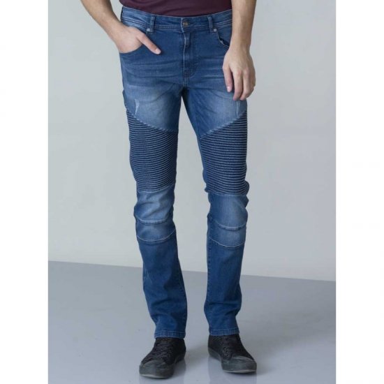 D555 Abrams Biker Style Jeans - Teksad ja püksid - Meeste suured teksad W40 – W70