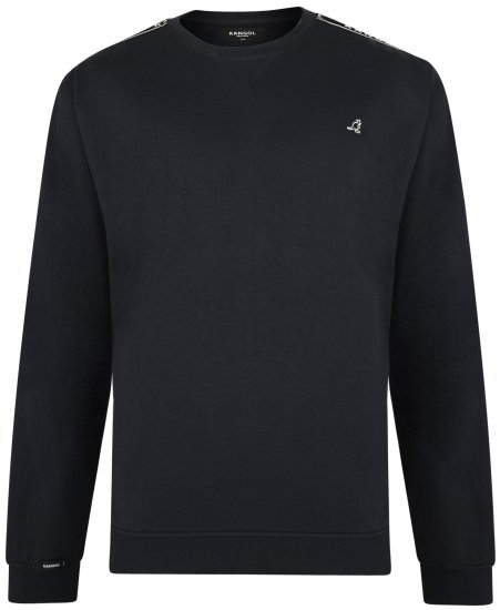 Kangol Foray Sweatshirt Black - Sviitrid ja dressipluusid - Meeste suured kapuutsiga jakid suurustes 2XL – 14XL