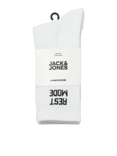 Jack & Jones Power Statements Tennisesokid Valge 3 paari - Aluspesu ja ujumisriided - Aluspesu 2XL-8XL