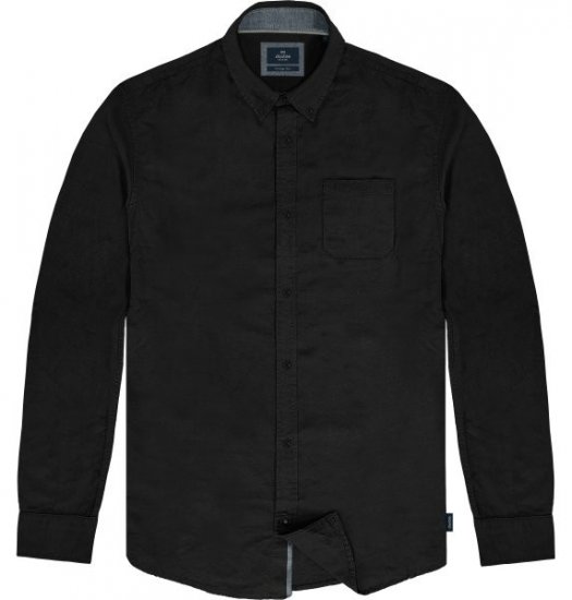 Double Outfitters GS-5225 Oxford-särk Must - Särgid - Meeste suured särgid 2XL – 8XL