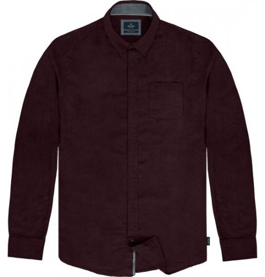 Double Outfitters GS-5225 Oxford-särk Veinipunane - Särgid - Meeste suured särgid 2XL – 8XL