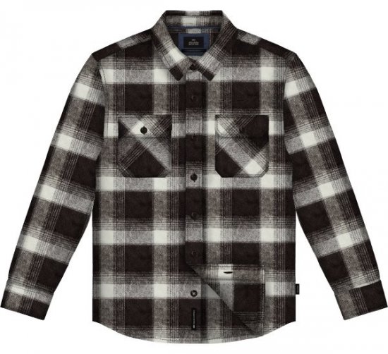 Double Outfitters GS-5233 Flanellsärk Pruun/Beež - Särgid - Meeste suured särgid 2XL – 8XL