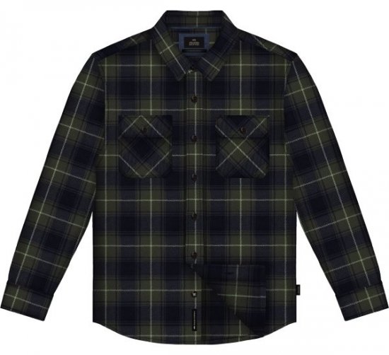 Double Outfitters GS-5233 Flanellsärk Oliiv/Sinine - Särgid - Meeste suured särgid 2XL – 8XL