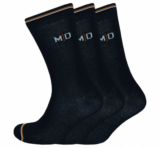 Motley Denim Harry Socks 3-Pack Black - Aluspesu ja ujumisriided - Aluspesu 2XL-8XL