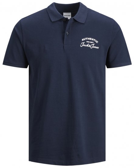 Jack & Jones JJHERO Polo Navy - Polosärgid - Meeste suured polosärgid 2XL – 8XL