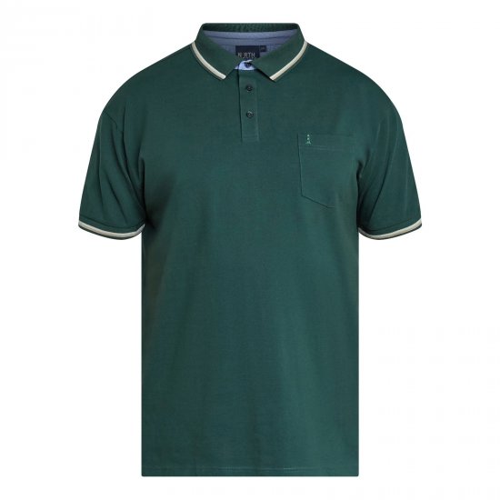 North Latitude Superflex Polo Roheline/Khaki - TALL polosärgid - TALL polosärgid pikkadele meestele