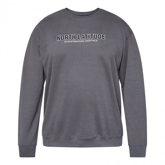 North Latitude Crewneck Sweatshirt Hall/Charcoal - TALL dressipluusid - TALL dressipluusid ja pusad