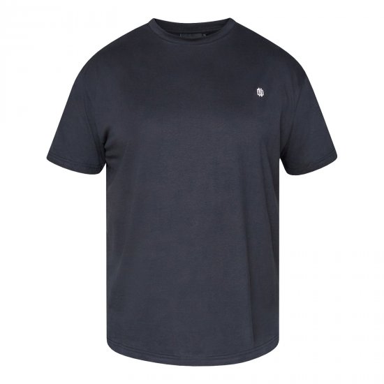 North Latitude T-Shirt With Back Print Must - T-särgid - Suured T-särgid 2XL – 14XL