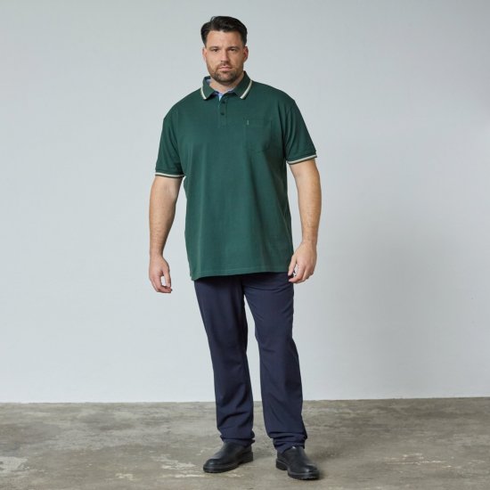 North Latitude Superflex Polo Roheline/Khaki - TALL polosärgid - TALL polosärgid pikkadele meestele