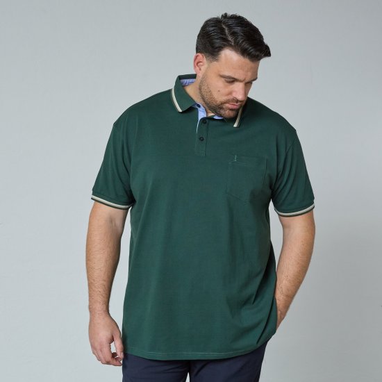 North Latitude Superflex Polo Roheline/Khaki - Polosärgid - Meeste suured polosärgid 2XL – 8XL