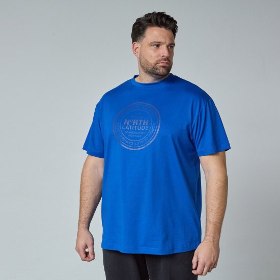 North Latitude T-Shirt Sinine - T-särgid - Suured T-särgid 2XL – 14XL