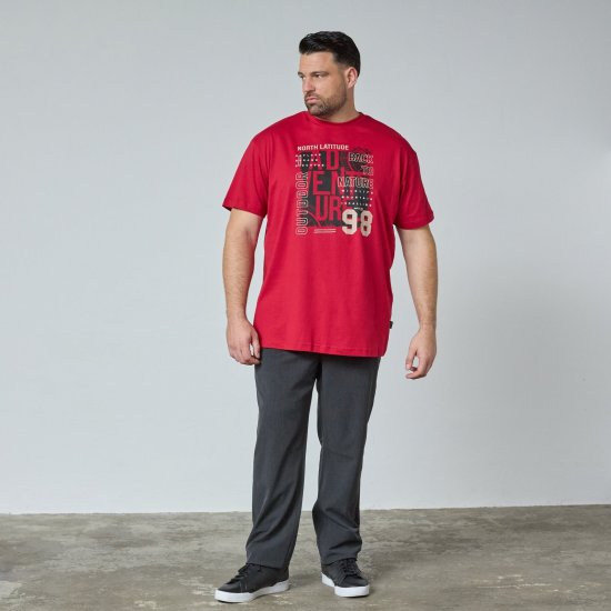 North Latitude Adventure 98 Graphic Tee Kollane/Oranž - TALL T-särgid - T-särgid pikkadele meestele