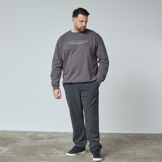 North Latitude Crewneck Sweatshirt Hall/Charcoal - TALL dressipluusid - TALL dressipluusid ja pusad