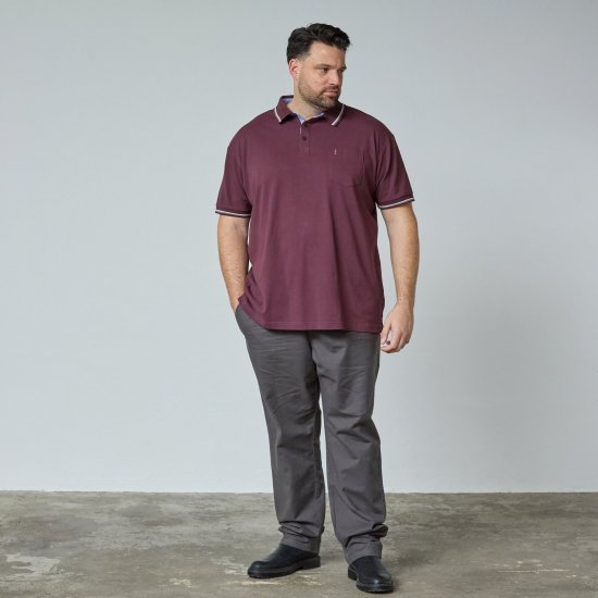 North Latitude Superflex Polo Aubergine - TALL polosärgid - TALL polosärgid pikkadele meestele