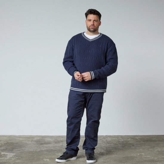 North Latitude V-Neck Knit Tumesinine - TALL dressipluusid - TALL dressipluusid ja pusad