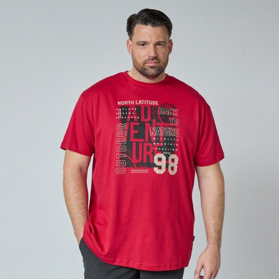 North Latitude Adventure 98 Graphic Tee Kollane/Oranž - T-särgid - Suured T-särgid 2XL – 14XL