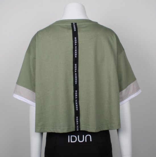 Nora Mikken AGNES Crop Top Green - T-särgid - 