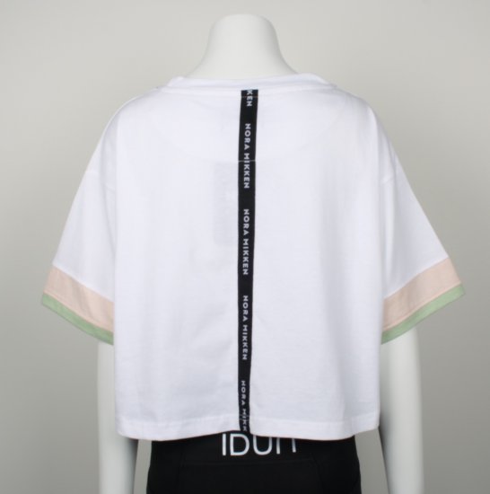 Nora Mikken AGNES Crop Top White - T-särgid - 