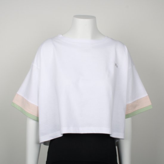 Nora Mikken AGNES Crop Top White - T-särgid - 