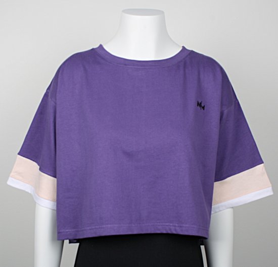 Nora Mikken AGNES Crop Top Purple - T-särgid - 