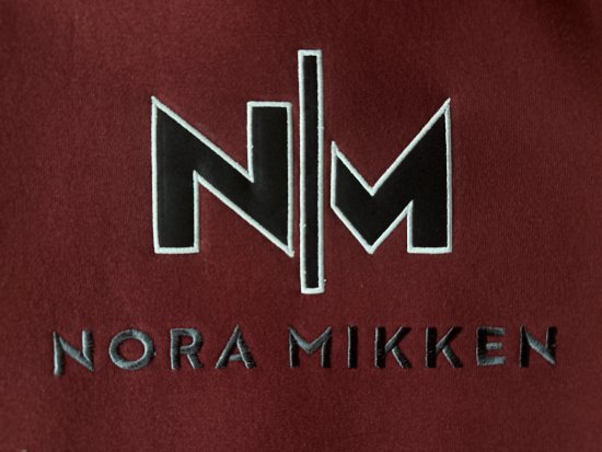 Nora Mikken KADRI WHITE Long Hoodie Burgundy - Sviitrid ja dressipluusid - 