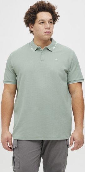 Jack & Jones AUSTIN CLASSIC Polo Iceberg Green - Polosärgid - Meeste suured polosärgid 2XL – 8XL