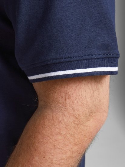 Jack & Jones Jersey Polo Navy - Polosärgid - Meeste suured polosärgid 2XL – 8XL