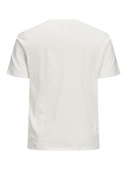 Jack & Jones Elogo T-Shirt White - T-särgid - Suured T-särgid 2XL – 14XL