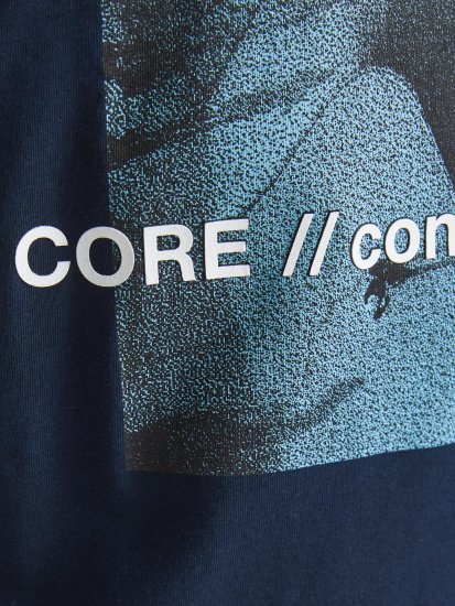 Jack & Jones Jump T-shirt Navy - T-särgid - Suured T-särgid 2XL – 14XL