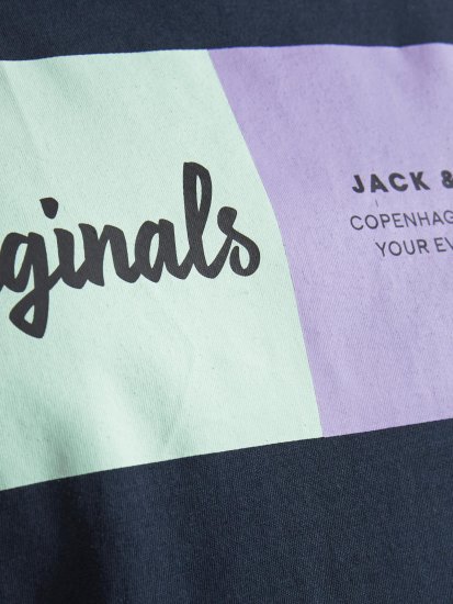 Jack & Jones Joshua T-shirt Navy - T-särgid - Suured T-särgid 2XL – 14XL