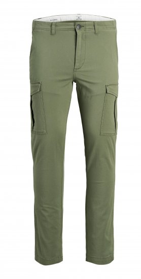 Jack & Jones Marco Chino Pants Dusty Olive - Teksad ja püksid - Meeste suured teksad W40 – W70