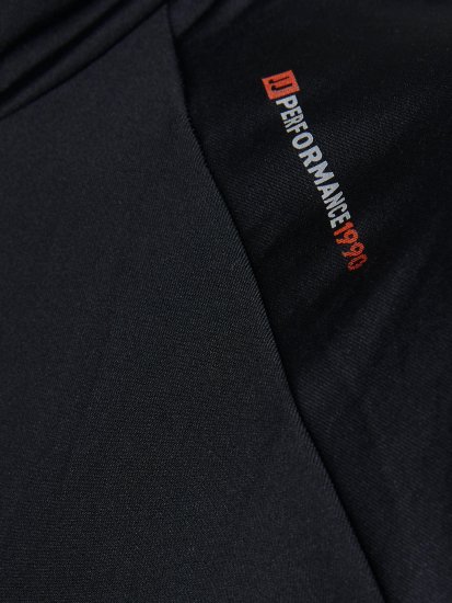 Jack & Jones Running Half Zip Sweat Black - Sviitrid ja dressipluusid - Meeste suured kapuutsiga jakid suurustes 2XL – 14XL