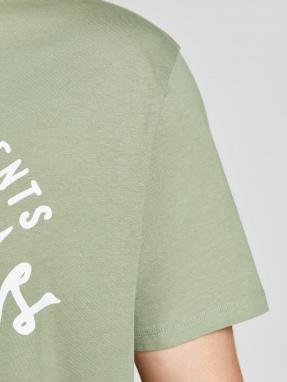 Jack & Jones JJERAFA TEE Light Green - T-särgid - Suured T-särgid 2XL – 14XL