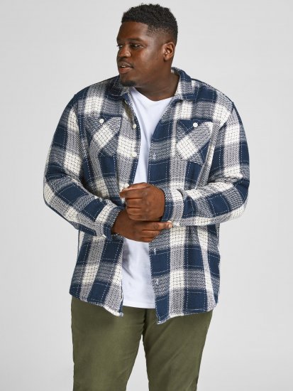 Jack & Jones JORHERITAGE Overshirt - Särgid - Meeste suured särgid 2XL – 8XL