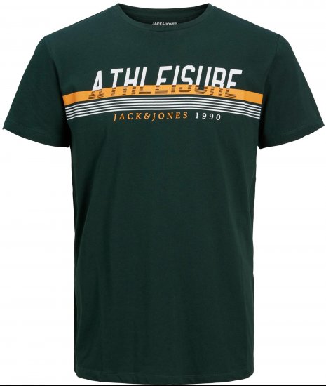 Jack & Jones JJIRON TEE Green - T-särgid - Suured T-särgid 2XL – 14XL