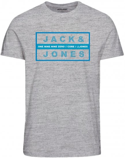 Jack & Jones JJSTORM TEE Grey - T-särgid - Suured T-särgid 2XL – 14XL