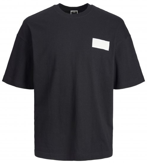 Jack & Jones JCONASA TEE Black - T-särgid - Suured T-särgid 2XL – 14XL