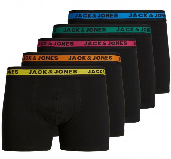 Jack & Jones JACJOSH Boxers 5-pack Black - Aluspesu ja ujumisriided - Aluspesu 2XL-8XL