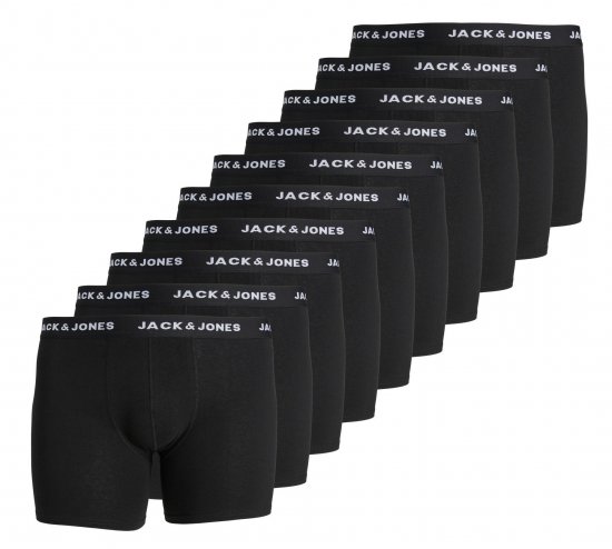 Jack & Jones JACHUEY Boxers 10-pack Black - Aluspesu ja ujumisriided - Aluspesu 2XL-8XL