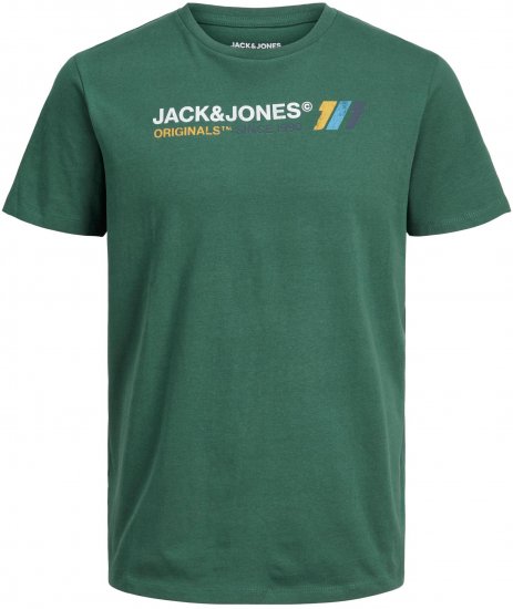 Jack & Jones JORNATE TEE Green - T-särgid - Suured T-särgid 2XL – 14XL